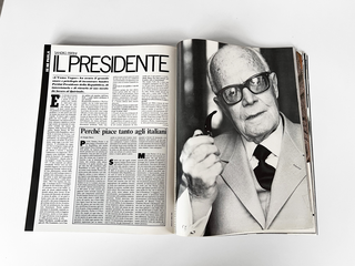 The President, Il Presidente articolo di Mariella Alberini
L'uomo Vogue, N. 121
Edizioni Condé Nast
Luglio/agosto 1982